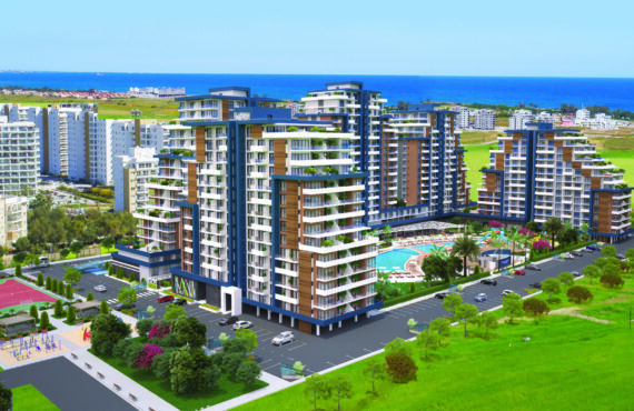 Iskele Apartments: 5 minut chůze na Long Beach, Severní Kypr