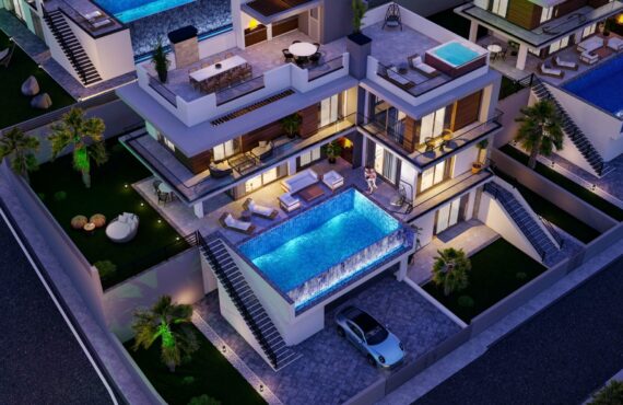 Luxurious 5+2 Villa in Northern Cyprus: Lapta's Epitome of Elegance