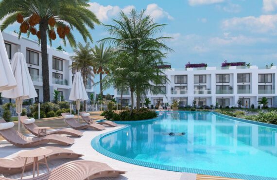 Blueberry 1+1 Penthouse: A Mediterranean Masterpiece in Esentepe