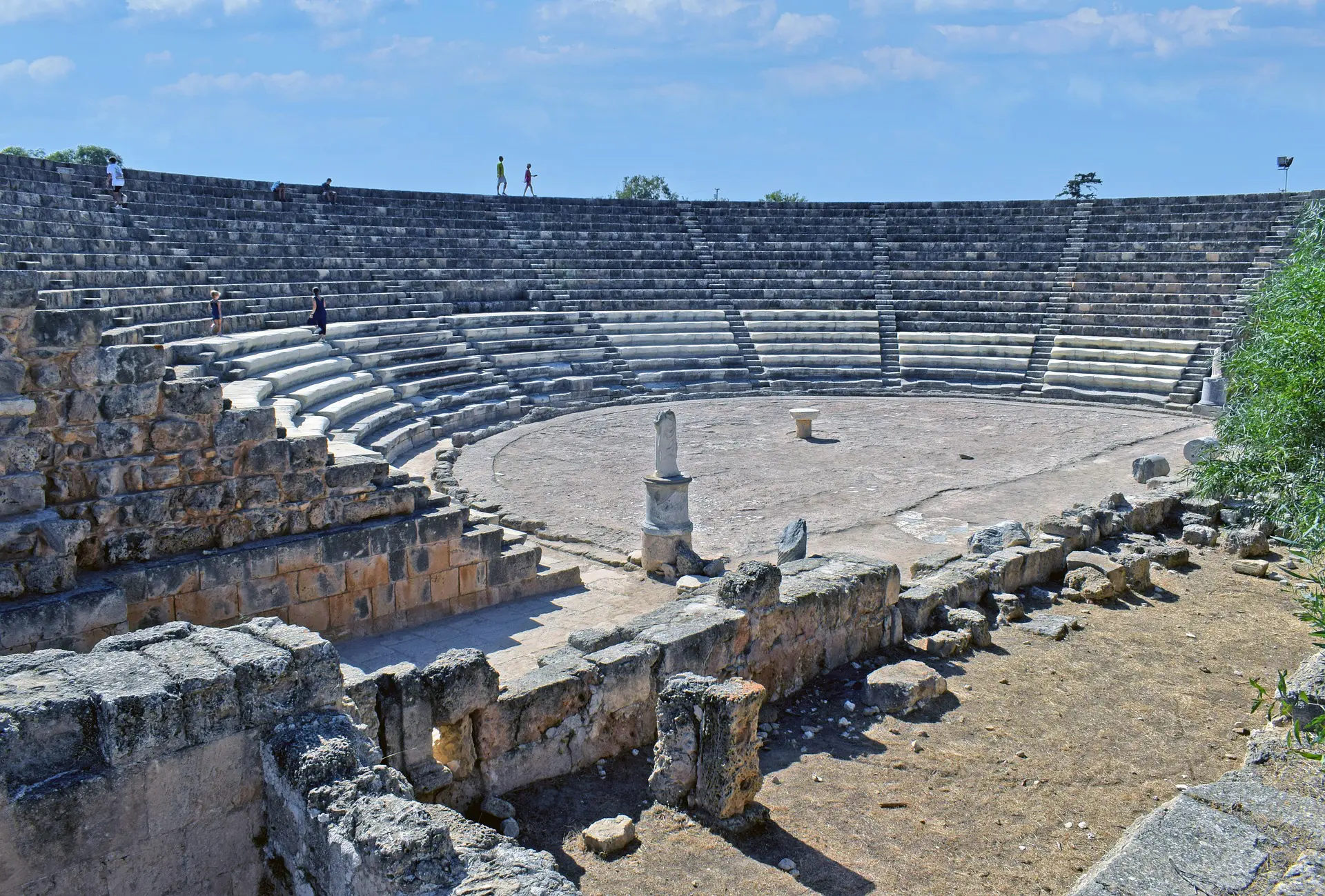 Северный Кипр А-Я 3 Руины Саламина: остатки древнего города, который когда-то процветал на восточном побережье.
