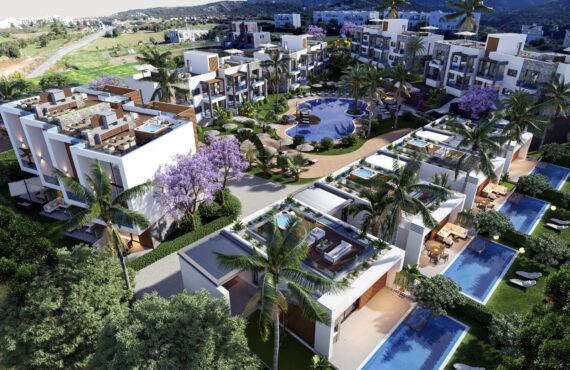 Ontdek Bahceli's strandgeluk: villa's en appartementen in Noord-Cyprus