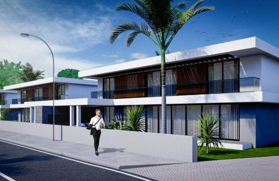 Роскошная вилла 4+1 с захватывающим видом в особняках Богаз, Северный Кипр