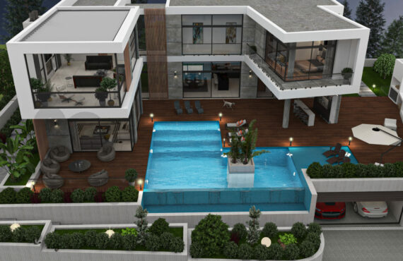 Indulge in the epitome of luxury living in Kyrenia with this exceptional 5+1 villa. Nestled in the heart of Northern Cyprus, this project offers a unique opportunity to own an exquisite residence that harmoniously blends opulence and comfort. Spread across an impressive 835 square meters, this villa is a testament to modern elegance. With a generous area of 295 square meters, this 5+1 masterpiece offers an expansive living space that caters to your every need. The project is an embodiment of architectural excellence, designed for those seeking the pinnacle of sophistication. Set within a serene environment, this villa promises an enchanting lifestyle where comfort and style merge seamlessly. Completion is anticipated in the fourth quarter of 2023, ensuring that you won't have to wait long to embrace the Northern Cyprus experience. The villa comes with a spacious garage that accommodates two cars, catering to your convenience. Immerse yourself in the ultimate relaxation with the infinity pool spanning 80 square meters, offering captivating views and a tranquil ambiance. Unwind on the terrace, soaking in the sun's warmth, or host memorable gatherings in the barbecue area. Don't miss the chance to make this luxurious villa your own. Embrace the charm of Northern Cyprus and invest in a lifestyle that's truly extraordinary. Your dream home awaits in Kyrenia!
