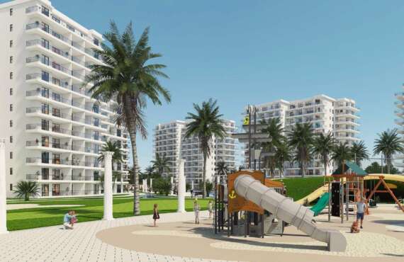 Luksusowy apartament typu studio Caesar Resort z balkonem w Północnym Cyprze