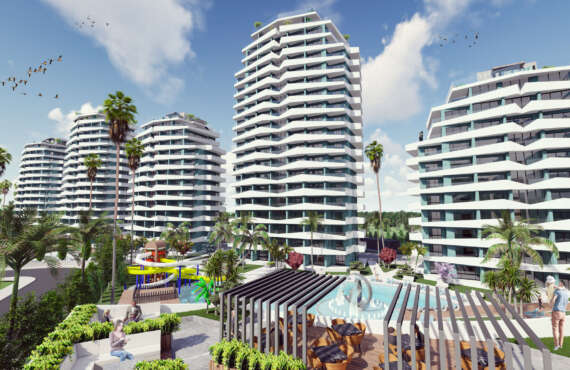 Апартаменты-студия Sky Deluxia Life с видом на море, 47 м²