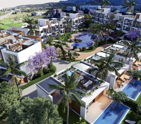 Ontdek Bahceli's strandgeluk: villa's en appartementen in Noord-Cyprus
