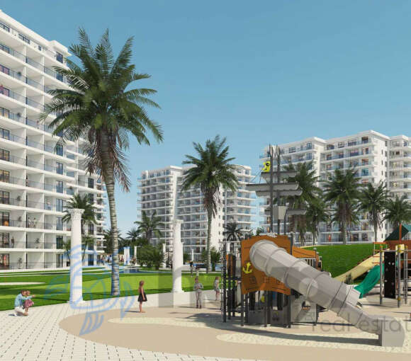Роскошные апартаменты-студия с балконом в Caesar Resort на Северном Кипре