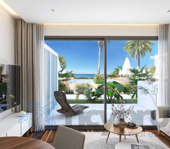 Apartament Salos Beach z 1 sypialnią i tarasem, 66 m²