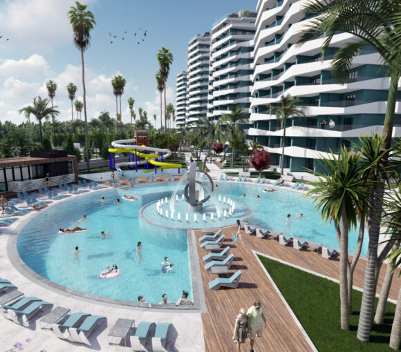 Luksusowe mieszkanie kilka kroków od Long Beach: apartamenty Yeni İskele